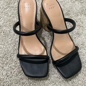A New Day Double Strap Mule Heel